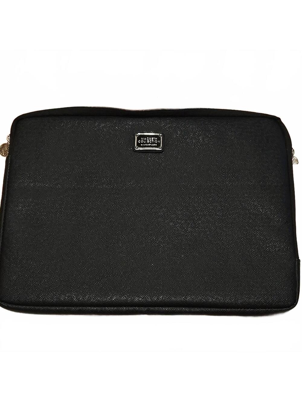 Macbeth Collection Black Laptop Bag